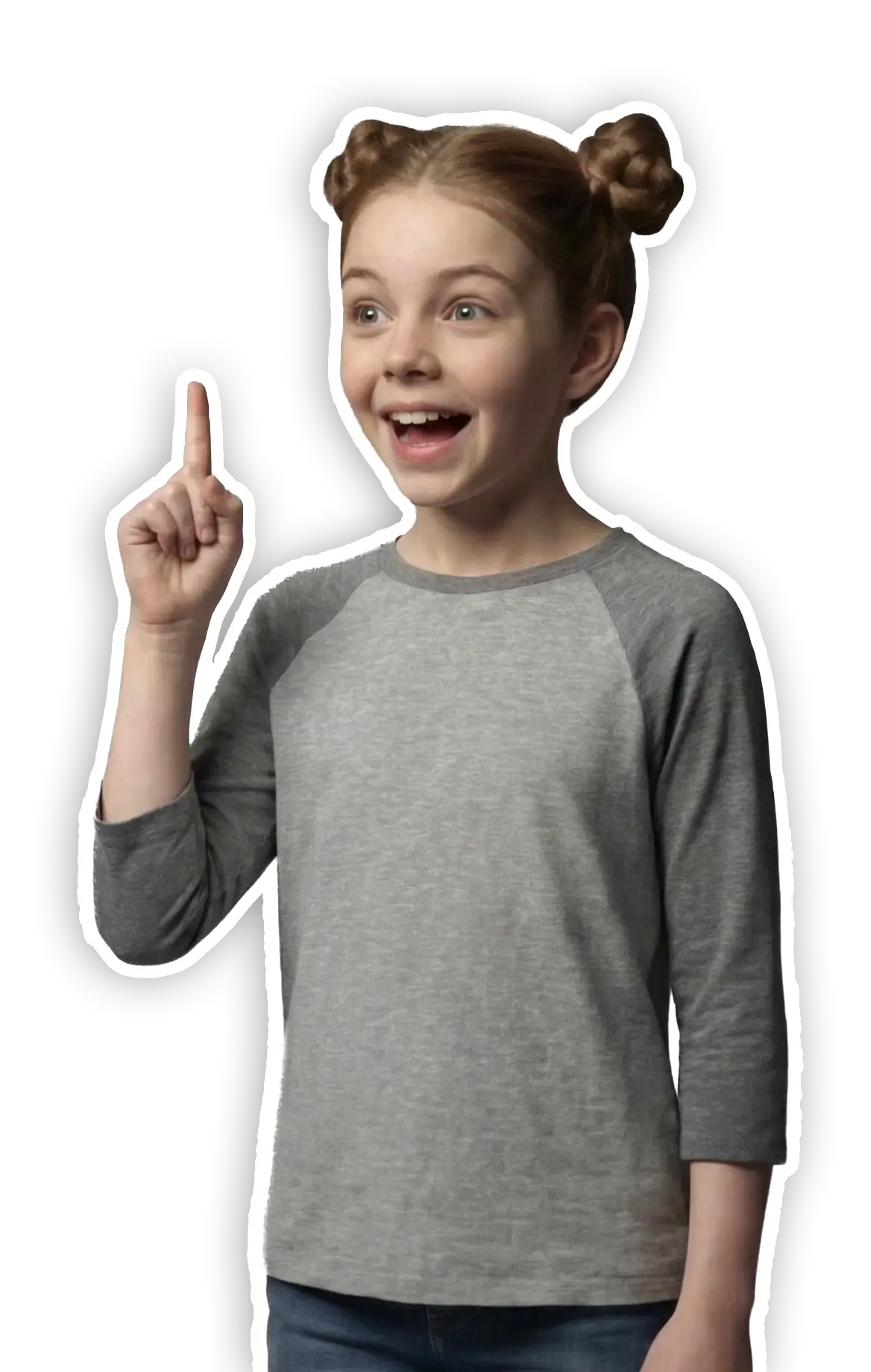 Student pointing